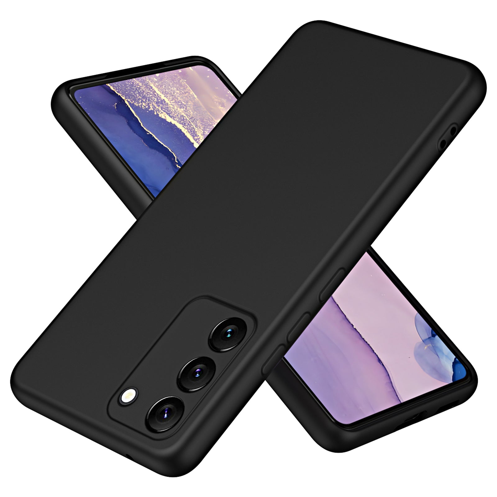 For Samsung Galaxy S23 Rubberized Soft TPU Protective Phone Cover Fiber Lining 2.2mm Thickness Anti-drop Anti-scratch Case For Samsung Galaxy S23 Rubberized Soft TPU Protective Phone Cover Fiber Lining 2.2mm Thickness Anti-drop Anti-scratch Case